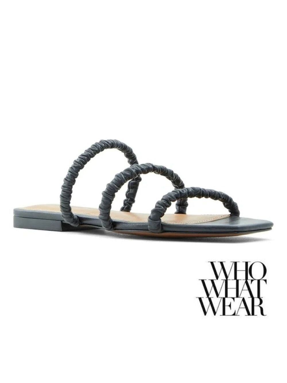 NWOB WHO WHAT WEAR Zella Sandal MULTIPLE